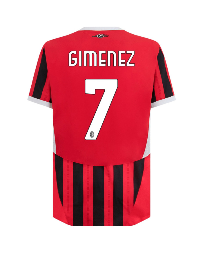 GIMENEZ 7 AC Milan Home Jersey Player Version 2024/25