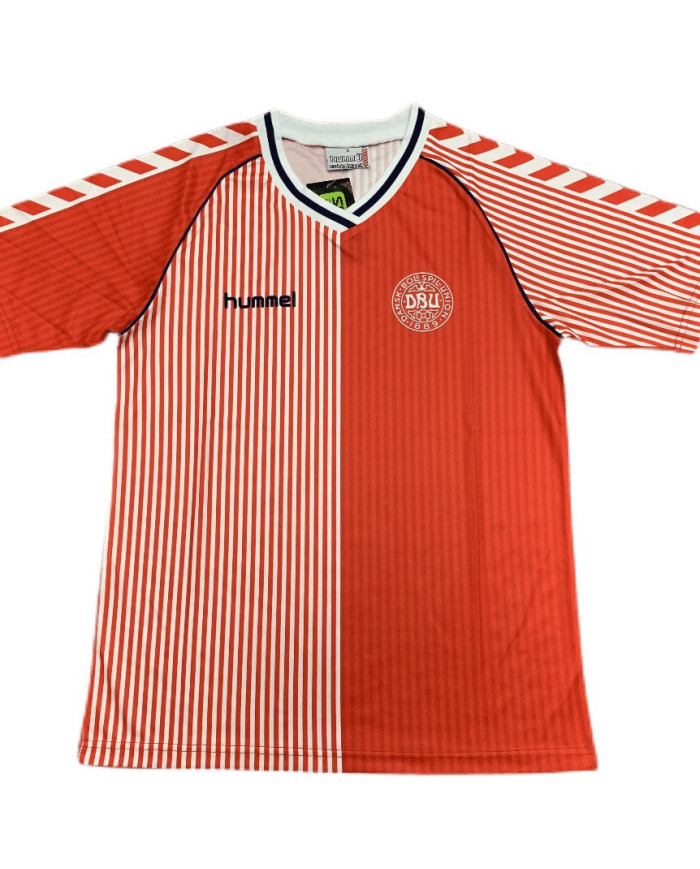 Classic Denmark Home Jersey 1986