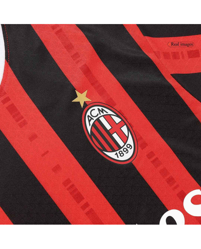 RAFA LEÃO 10 AC Milan Home Jersey Player Version 2024/25