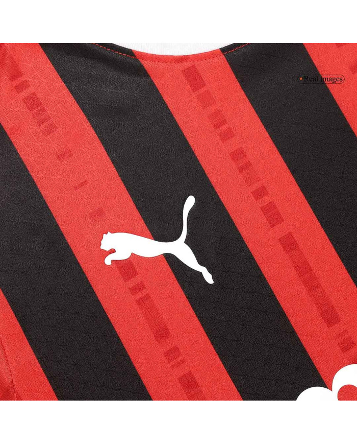 RAFA LEÃO 10 AC Milan Home Jersey Player Version 2024/25