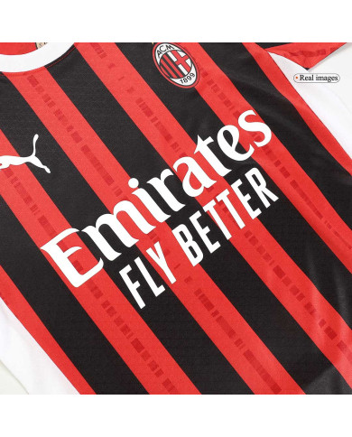 RAFA LEÃO 10 AC Milan Home Jersey Player Version 2024/25 RAFA LEÃO 10 AC Milan Home Jersey Player Version 2024/25