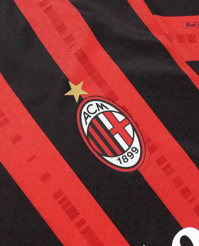 PULISIC 11 AC Milan Home Jersey Player Version 2024/25 PULISIC 11 AC Milan Home Jersey Player Version 2024/25
