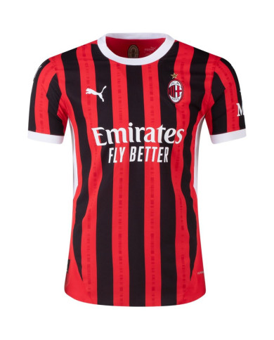 PULISIC 11 AC Milan Home Jersey Player Version 2024/25 PULISIC 11 AC Milan Home Jersey Player Version 2024/25