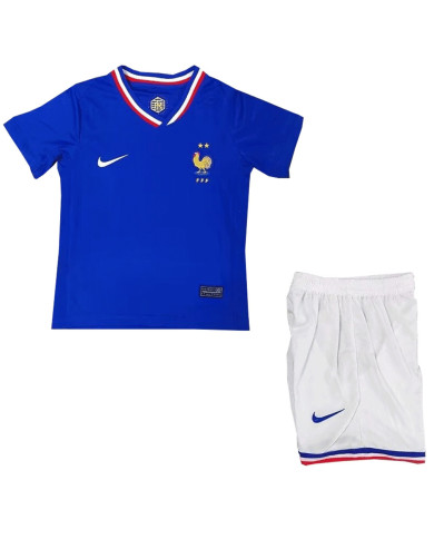 Kids France Home Kit Euro 2024