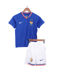 Kids France Home Kit Euro 2024