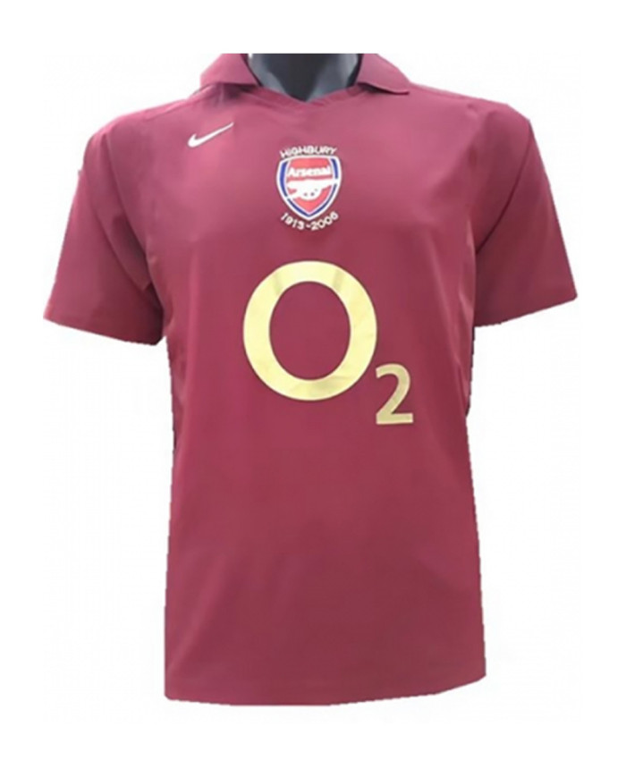 Pires 7 Retro Arsenal Home Jersey 2005/06