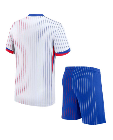 France Away Kit(Jersey+Shorts) Euro 2024 France Away Kit(Jersey+Shorts) Euro 2024