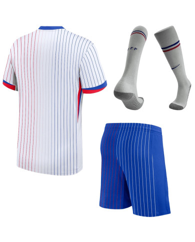 France Away Whole Kit(Jersey+Shorts+Socks) Euro 2024 France Away Whole Kit(Jersey+Shorts+Socks) Euro 2024