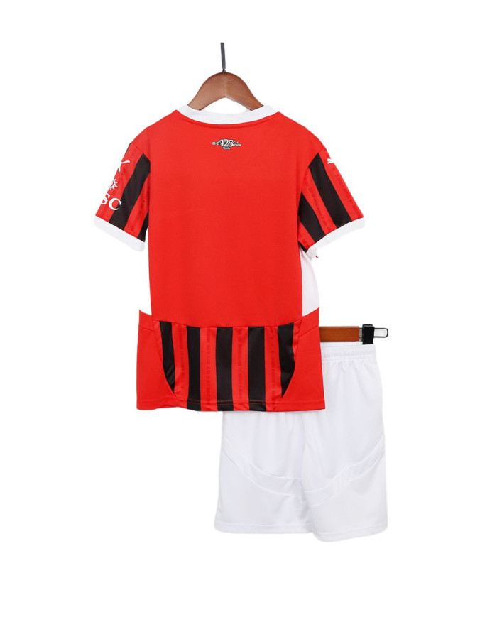 Kids AC Milan Home Jersey Kit 2024/25