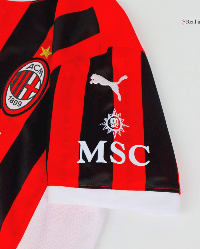 Kids AC Milan Home Jersey Kit 2024/25