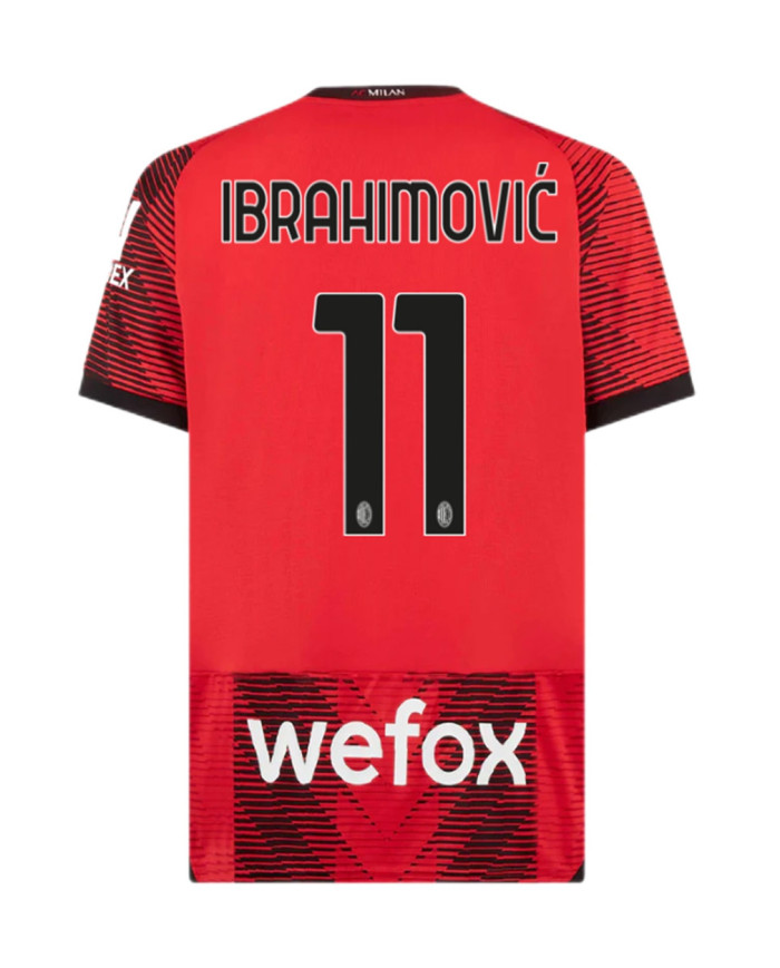 AC Milan Ibrahimović 11 Jersey Home 2023/24