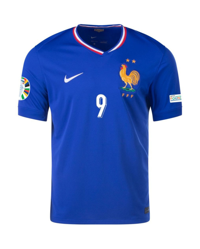 GIROUD 9 France Home Jersey Euro 2024