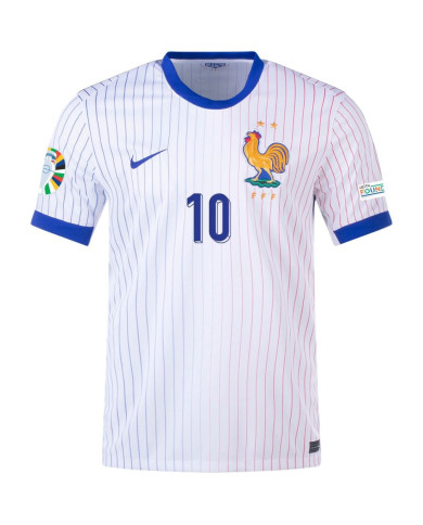 MBAPPE 10 France Away Jersey Euro 2024 MBAPPE 10 France Away Jersey Euro 2024