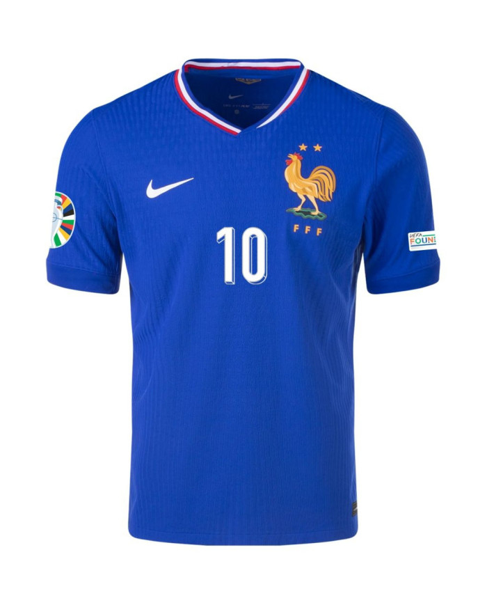 MBAPPE 10 France Home Jersey Player Version Euro 2024
