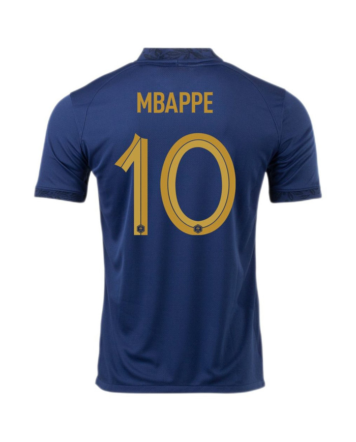 France MBAPPE 10 World Cup Final Jersey Home Replica 2022