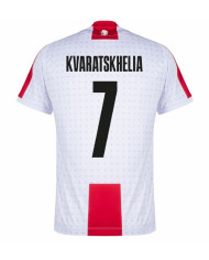 KVARATSKHELIA 7 Georgia Home Jersey Euro 2024