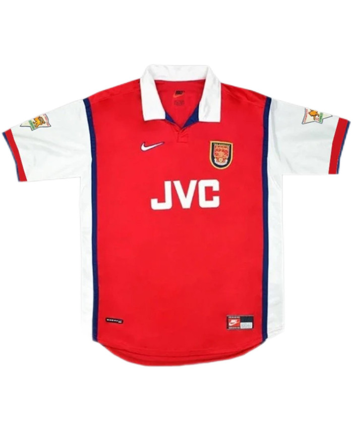 Bergkamp 10 Retro Arsenal Home Jersey 1998/99