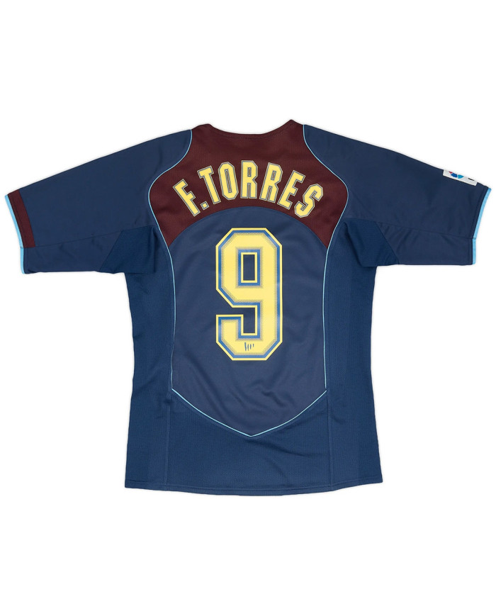 Torres 9 Retro Atletico Madrid Away Jersey 2004/05