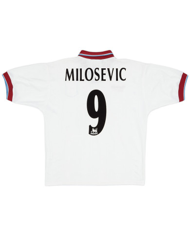 MILOSEVIC 9 Retro Aston Villa Away Jersey 1996/98 MILOSEVIC 9 Retro Aston Villa Away Jersey 1996/98