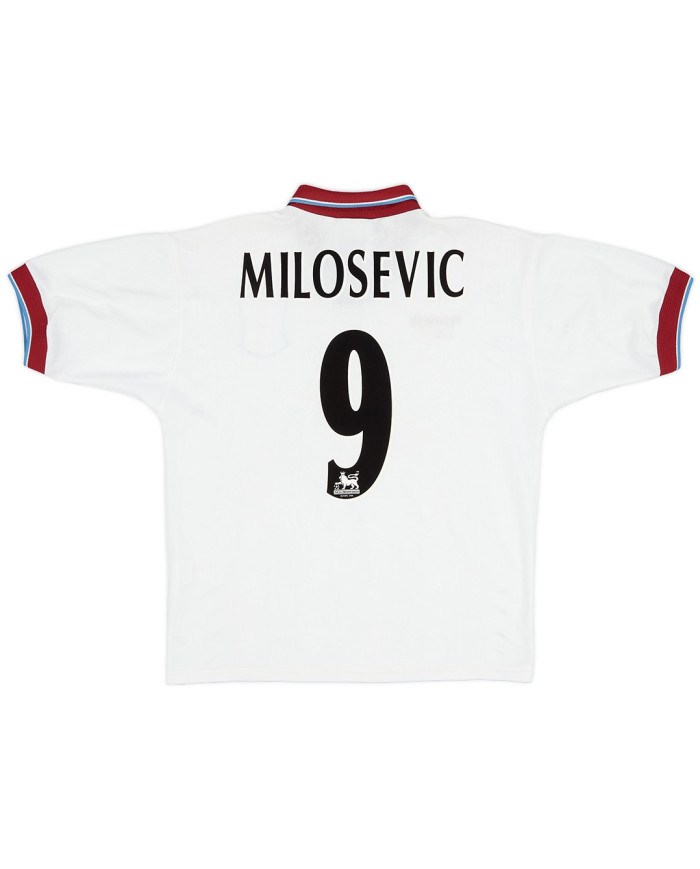 MILOSEVIC 9 Retro Aston Villa Away Jersey 1996/98