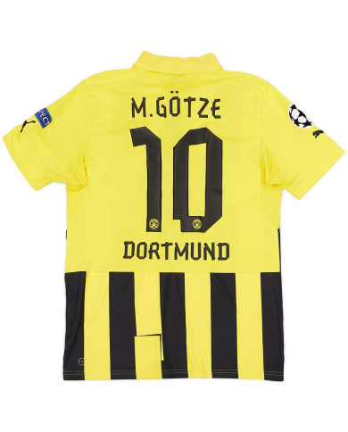 M.Götze 10 Retro Borussia Dortmund UCL Home Jersey 2012/13