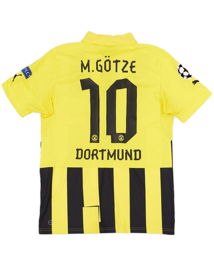 M.Götze 10 Retro Borussia Dortmund UCL Home Jersey 2012/13