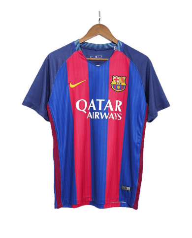 SUÁREZ 9 Barcelona Home Retro Jersey 2016/17