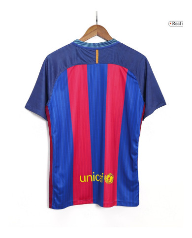 SUÁREZ 9 Barcelona Home Retro Jersey 2016/17