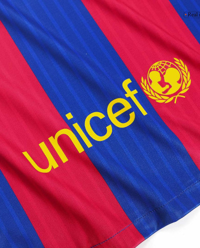 SUÁREZ 9 Barcelona Home Retro Jersey 2016/17