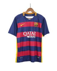 Messi 10 Retro Barcelona Home Jersey 2015/16