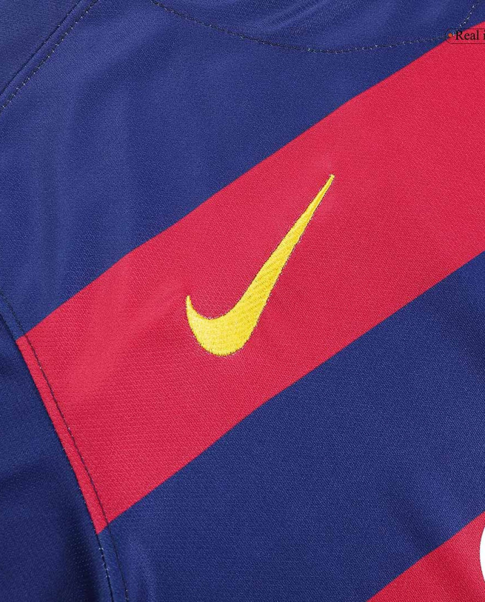 NEYMAR JR 11 Retro Barcelona Home Jersey 2015/16