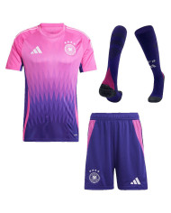 Germany Away Whole Kit(Jersey+Shorts+Socks) Euro 2024