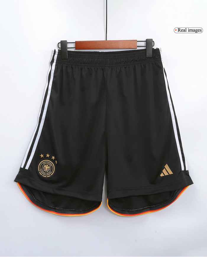 Germany Soccer Shorts Home Replica World Cup 2022