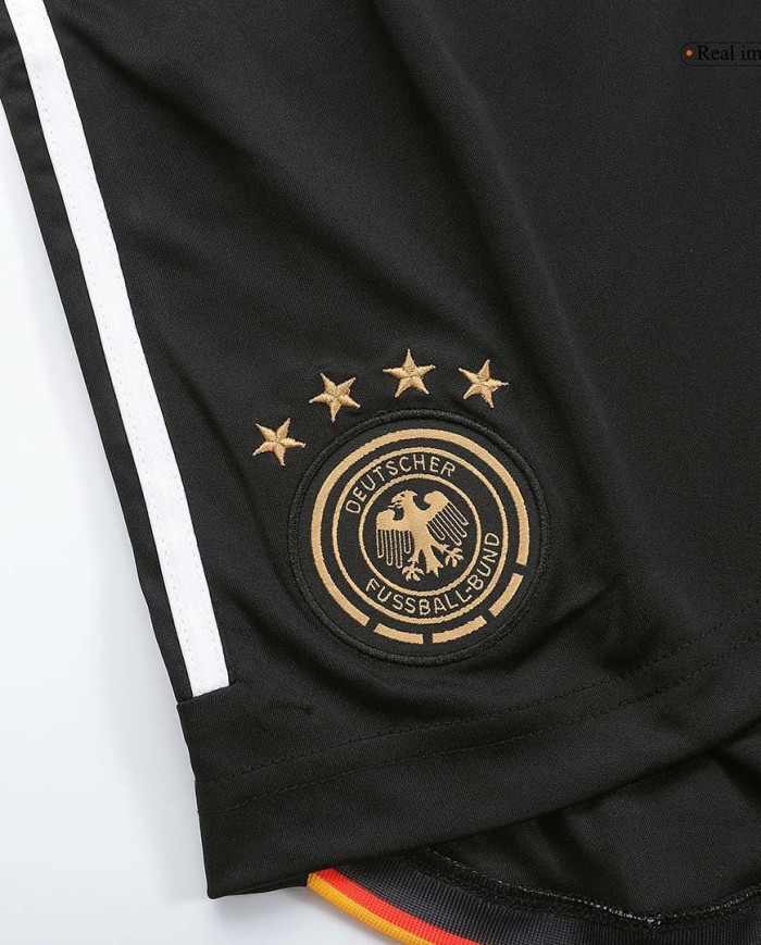 Germany Soccer Shorts Home Replica World Cup 2022