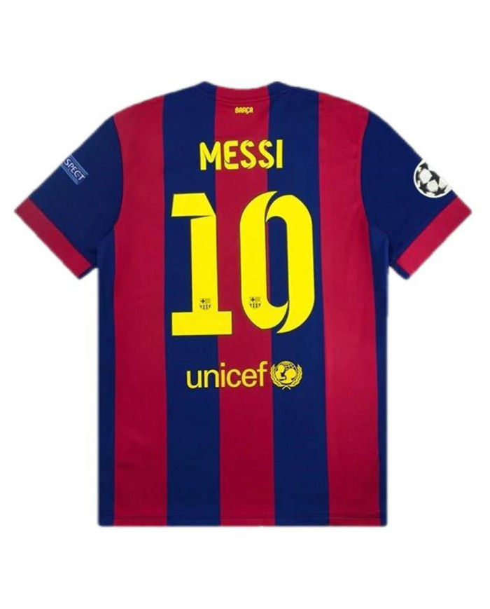 Messi 10 Retro Barcelona Home Jersey 2014/15