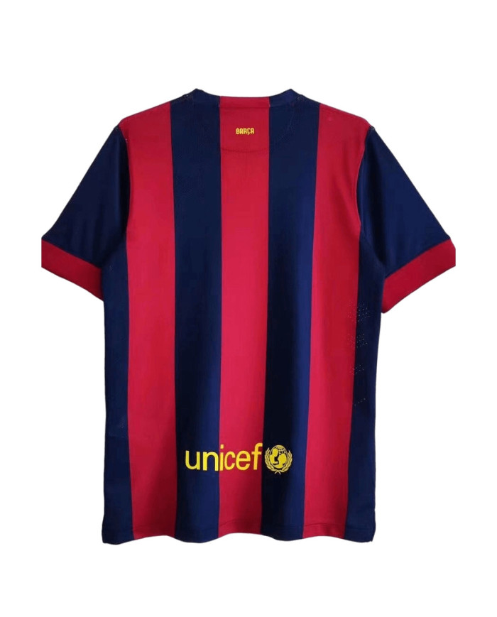 Messi 10 Retro Barcelona Home Jersey 2014/15