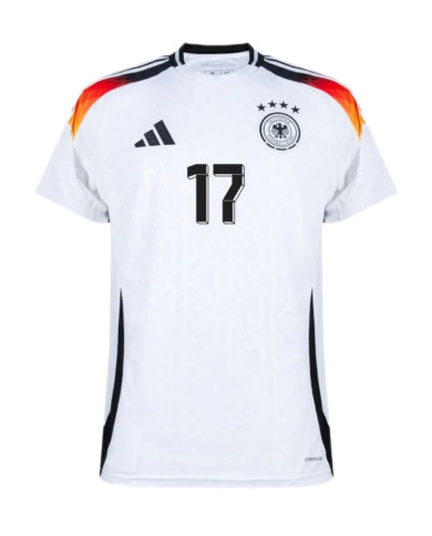 WIRTZ 17 Germany Home Jersey Euro 2024 WIRTZ 17 Germany Home Jersey Euro 2024