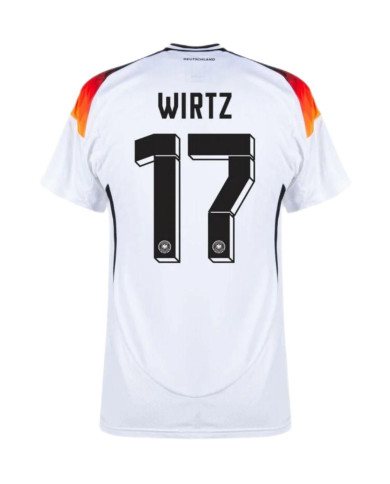 WIRTZ 17 Germany Home Jersey Euro 2024 WIRTZ 17 Germany Home Jersey Euro 2024