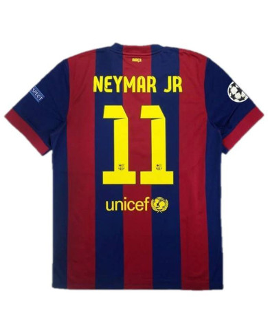 Neymar Jr 11 Barcelona Retro Home Jersey 2014/15 Neymar Jr 11 Barcelona Retro Home Jersey 2014/15