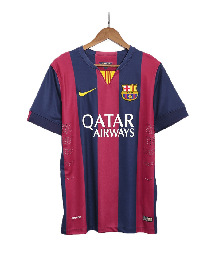 SUÁREZ 9 Retro Barcelona Home Jersey 2014/15