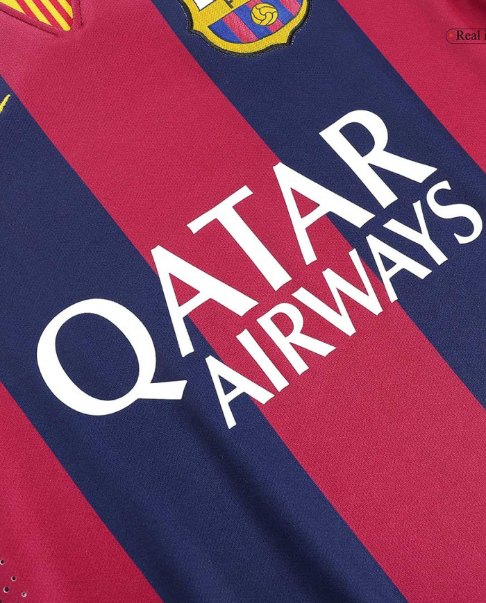 SUÁREZ 9 Retro Barcelona Home Jersey 2014/15