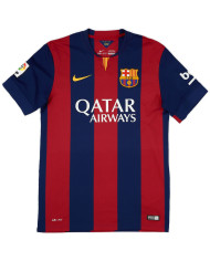 SUÁREZ 9 Retro Barcelona Home Jersey 2014/15