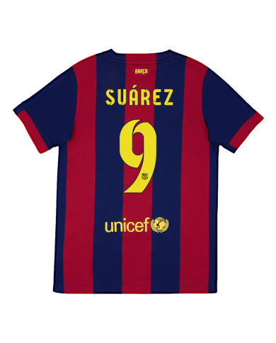 SUÁREZ 9 Retro Barcelona Home Jersey 2014/15 SUÁREZ 9 Retro Barcelona Home Jersey 2014/15
