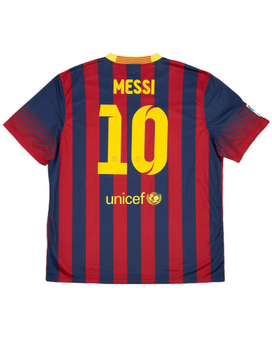 Messi 10 Retro Barcelona Home Jersey 2013/14 Messi 10 Retro Barcelona Home Jersey 2013/14