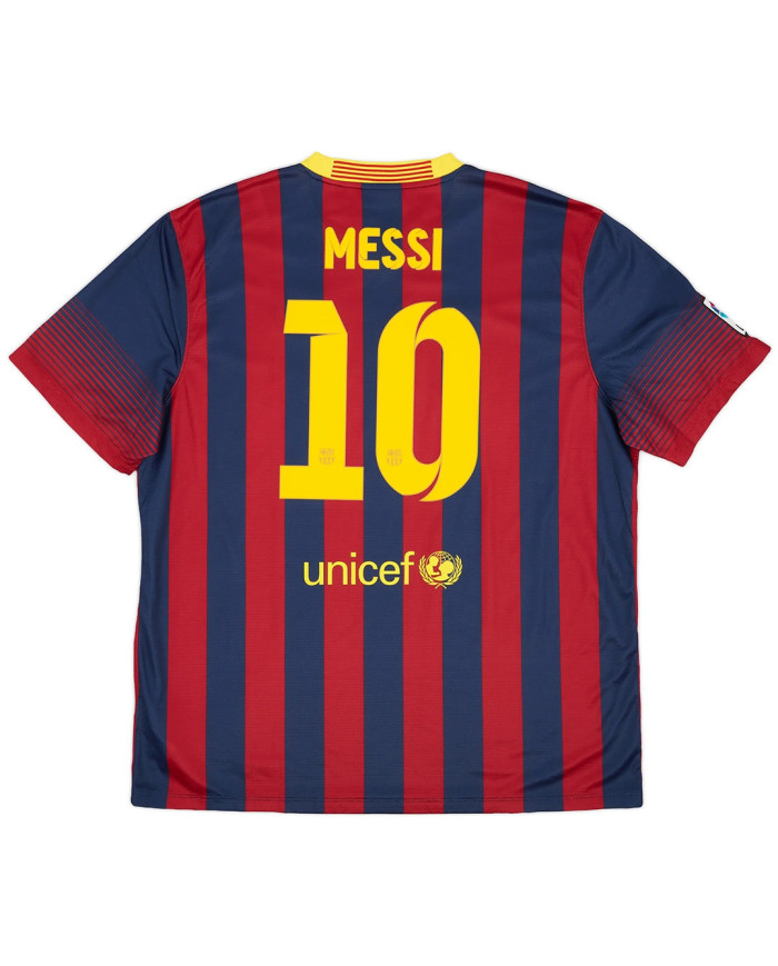 Messi 10 Retro Barcelona Home Jersey 2013/14