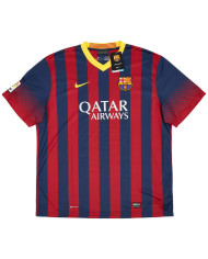 Messi 10 Retro Barcelona Home Jersey 2013/14