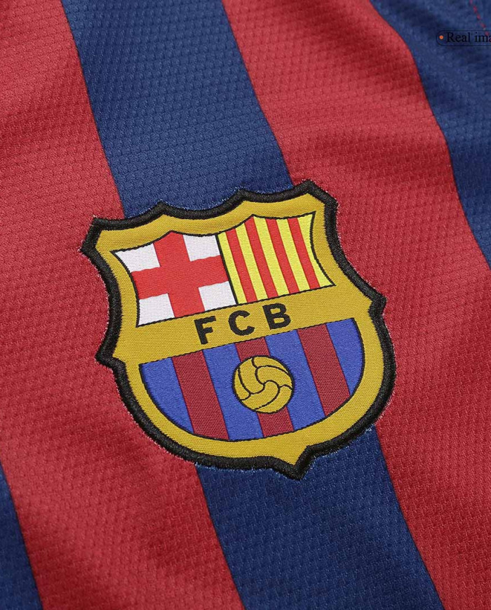 Messi 10 Retro Barcelona Home Jersey 2013/14