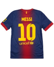 Messi 10 Retro Barcelona Home Jersey 2012/13