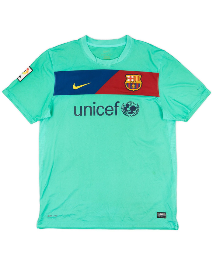 Messi 10 Retro Barcelona Away Jersey 2010/11