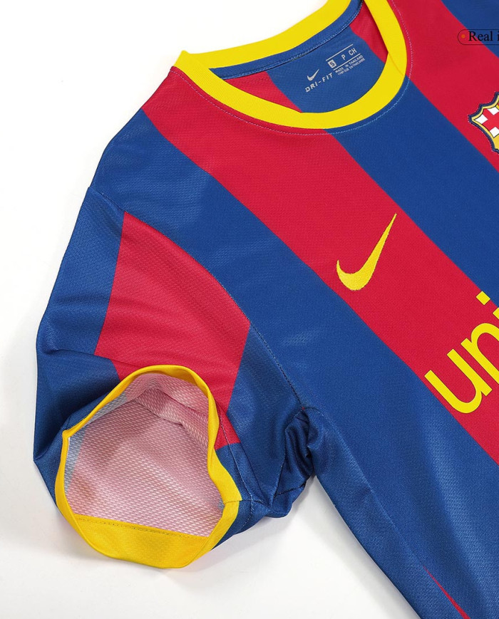 Messi 10 Barcelona Retro Jersey Home 2010/11